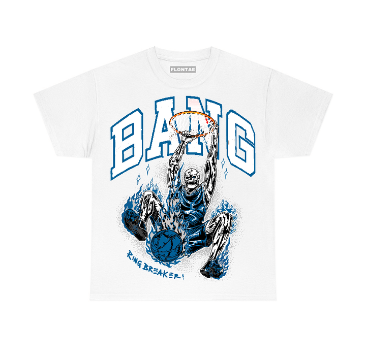 Military Blue 4s Flontae T-Shirt Get Up Graphic