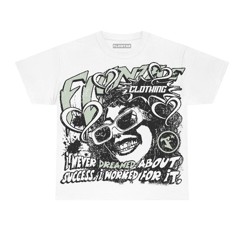 Seafoam 4s Flontae T-Shirt Never Dream Graphic