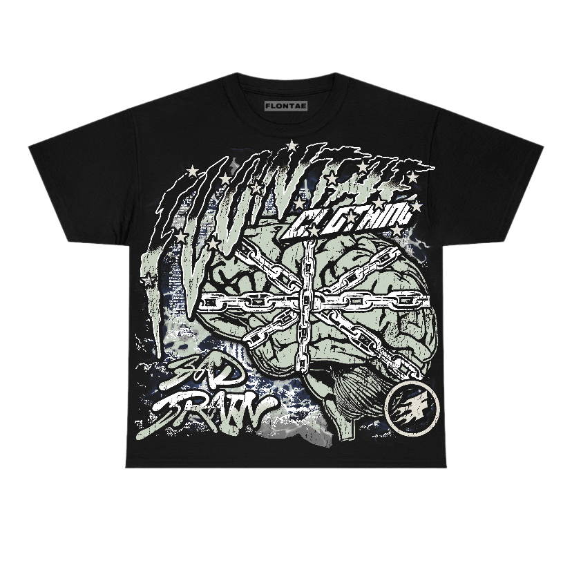 Seafoam 4s Flontae T-Shirt Bad Brain Graphic