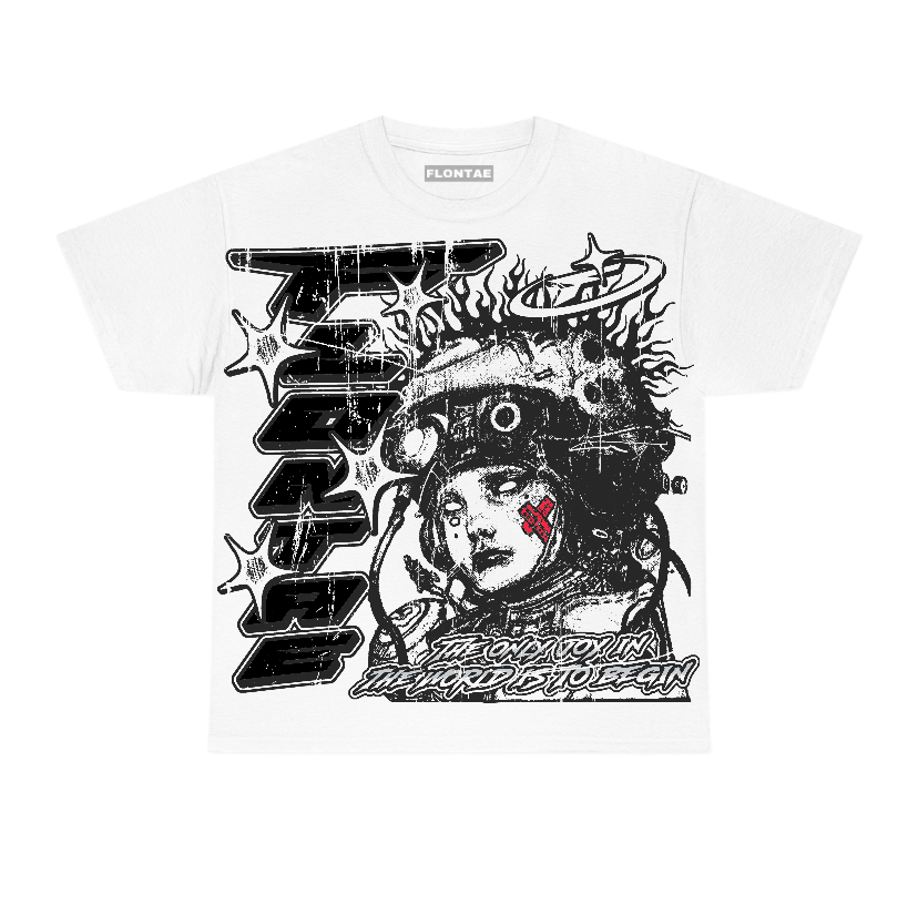 Black Metallic Reimagined 5s Flontae T-Shirt Self Aware Graphic