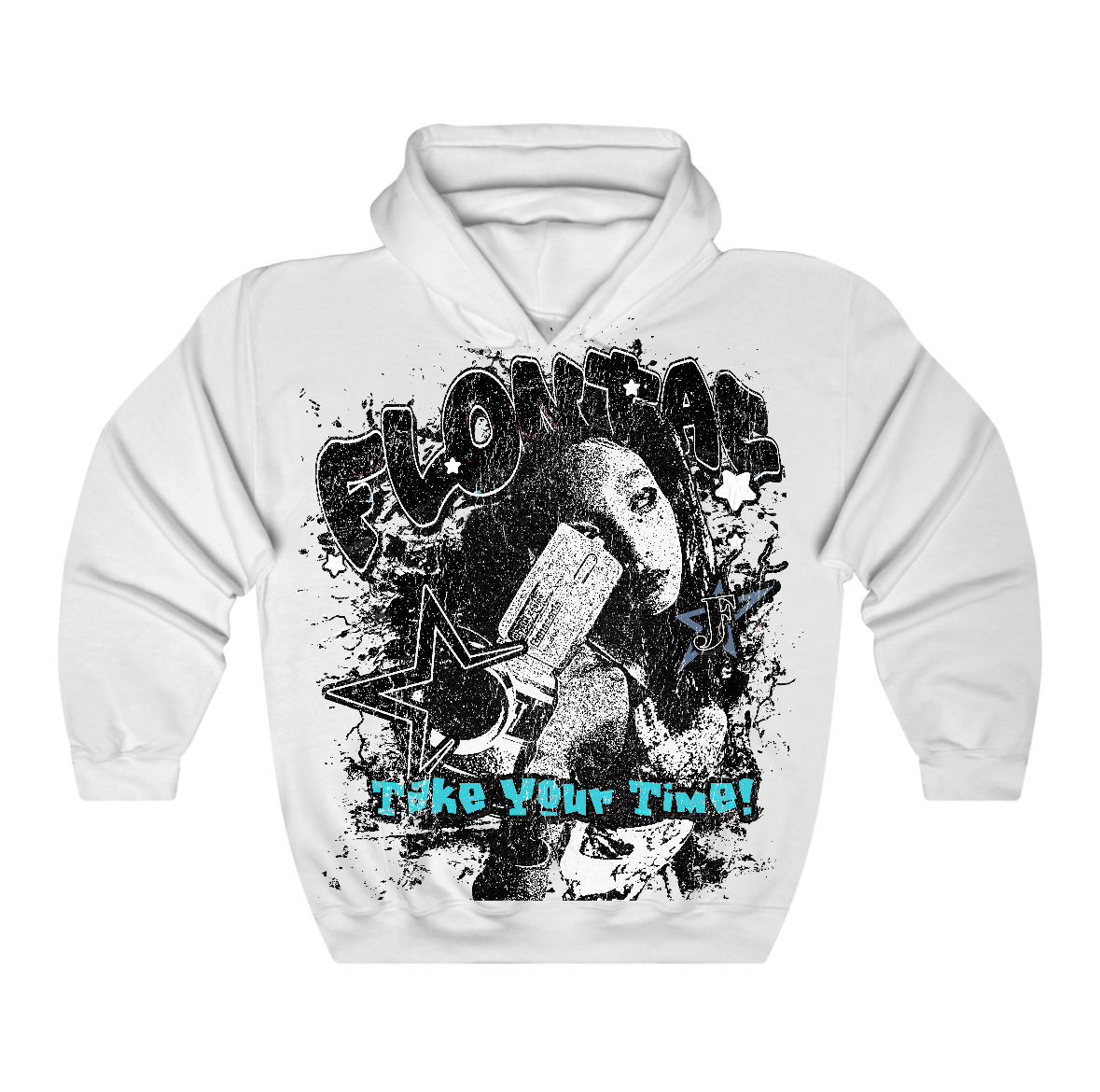 Gamma Blue 11s Flontae Hoodie Be Patient Graphic