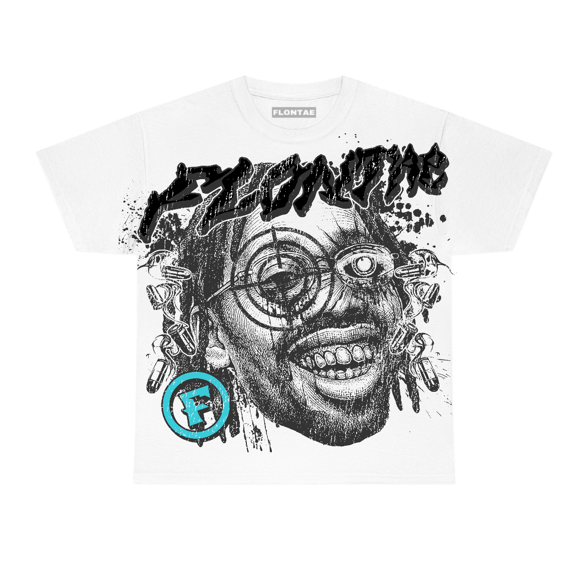 Gamma Blue 11s Flontae T-Shirt Why Be Mad Graphic
