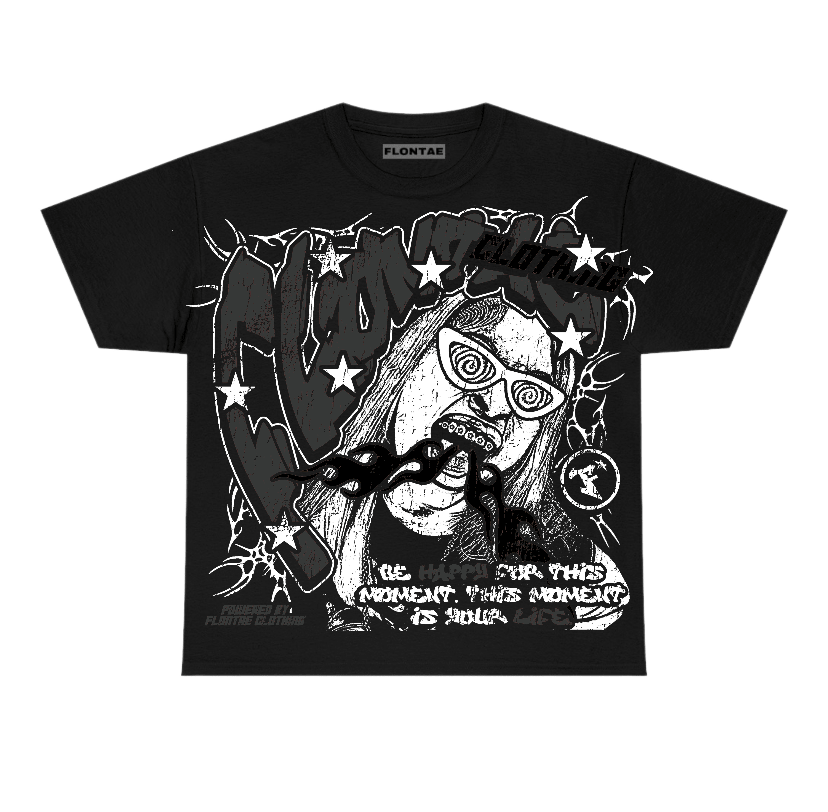 Black Cat 3s Flontae T-Shirt Losing It Graphic