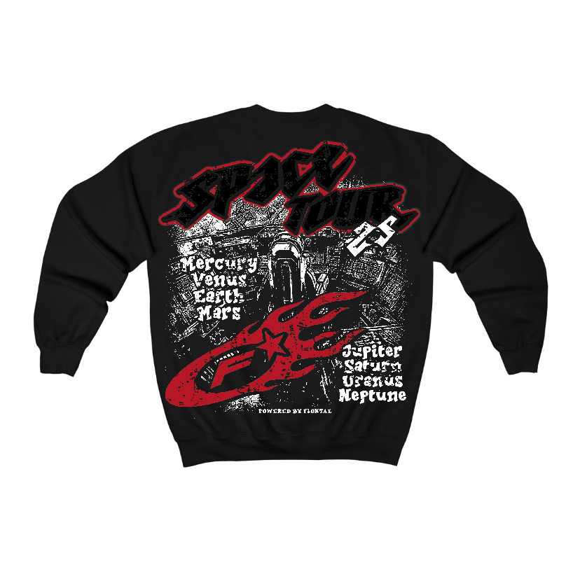 Flu Game 12s Flontae Crewneck Sweatshirt Get Around Graphic