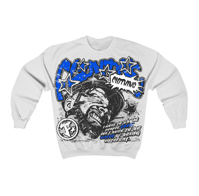 Blueberry 12s Flontae Crewneck Sweatshirt Be Unique Graphic