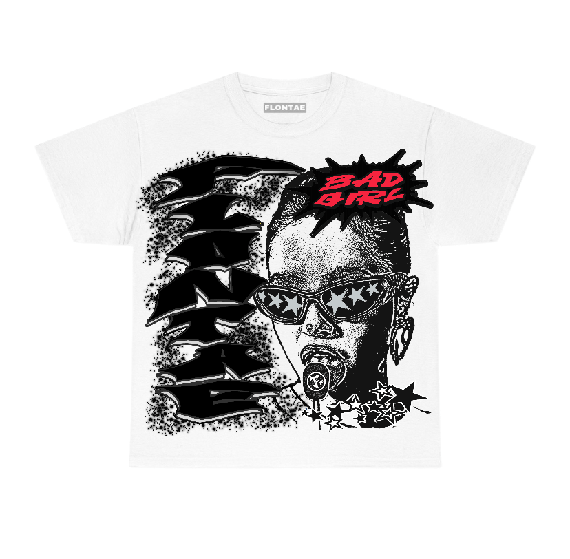 Black Metallic Reimagined 5s Flontae T-Shirt No Action Graphic