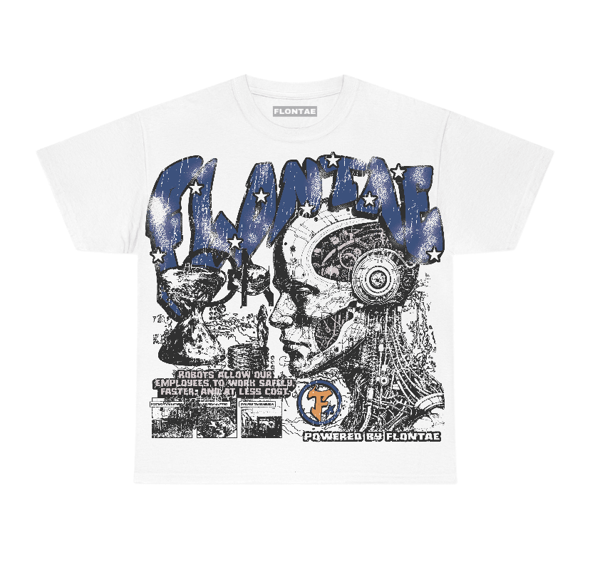 Navy 4s Flontae T-Shirt Smartness Graphic