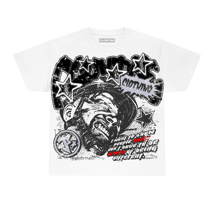 Black Cement 3s Flontae T-Shirt Nothing Else Graphic