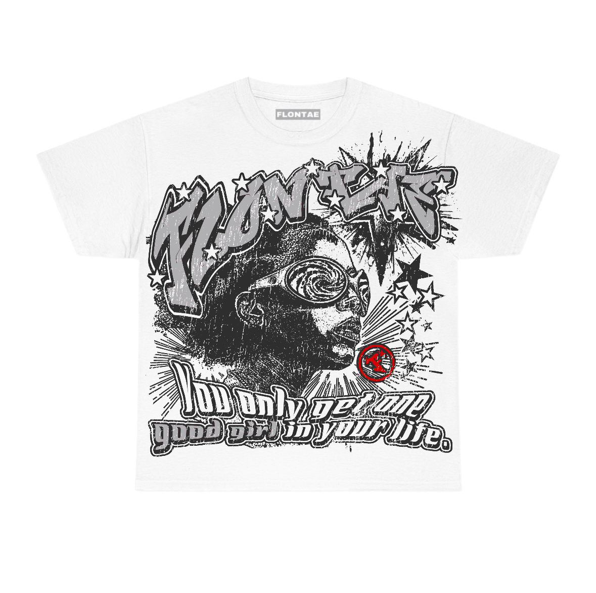 White Cement 4s Flontae T-Shirt Good Girl Graphic