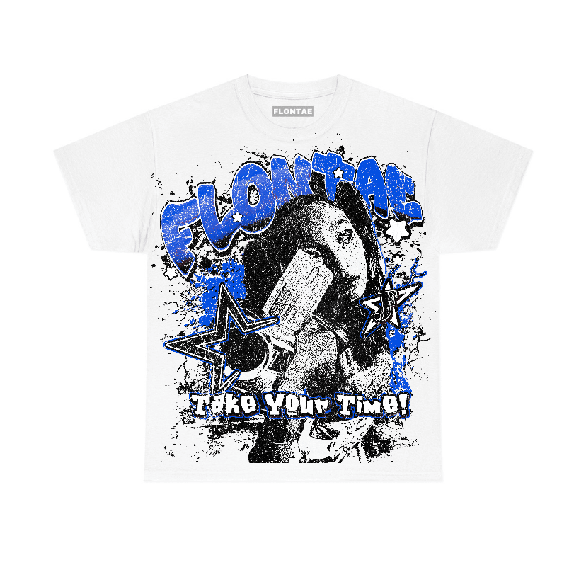 Blueberry 12s Flontae T-Shirt Be Patient Graphic