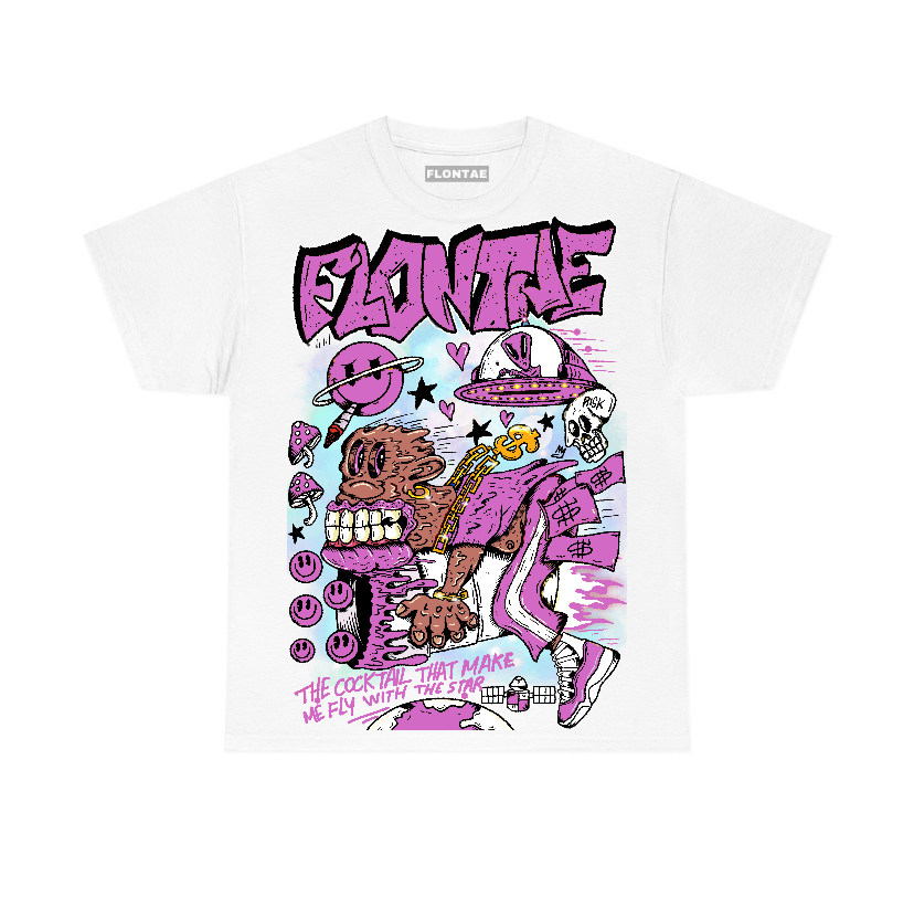 Hyper Violet 4s Flontae T-Shirt I Believe Graphic