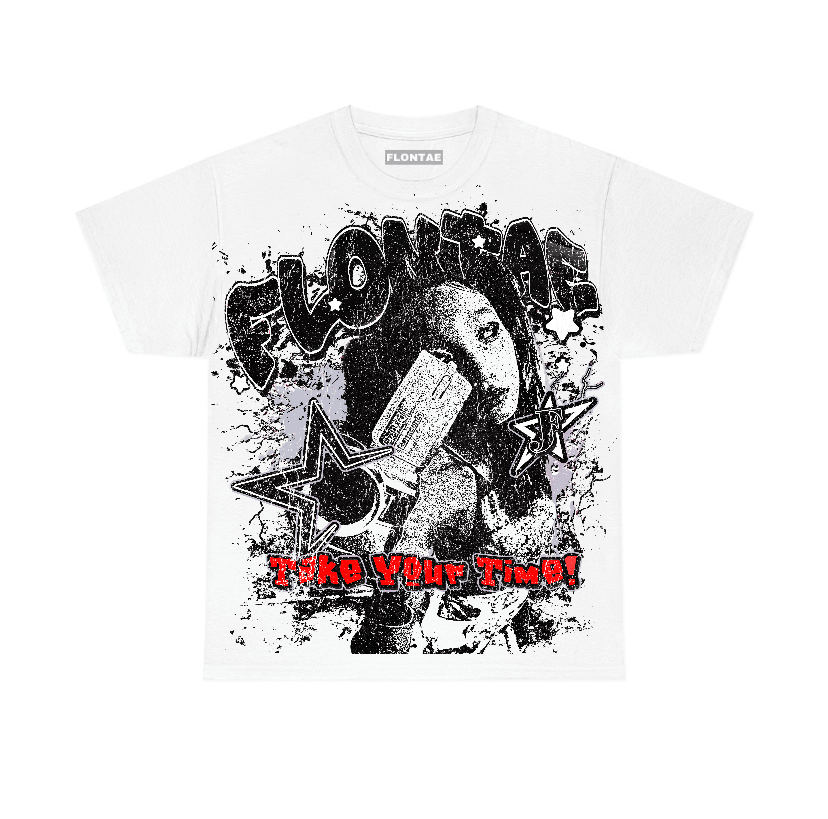 Black Cement 3s Flontae T-Shirt Be Patient Graphic