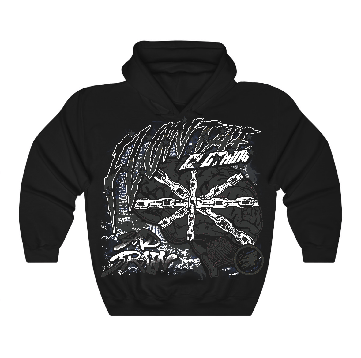 Black Cat 4s Flontae Hoodie Bad Brain Graphic