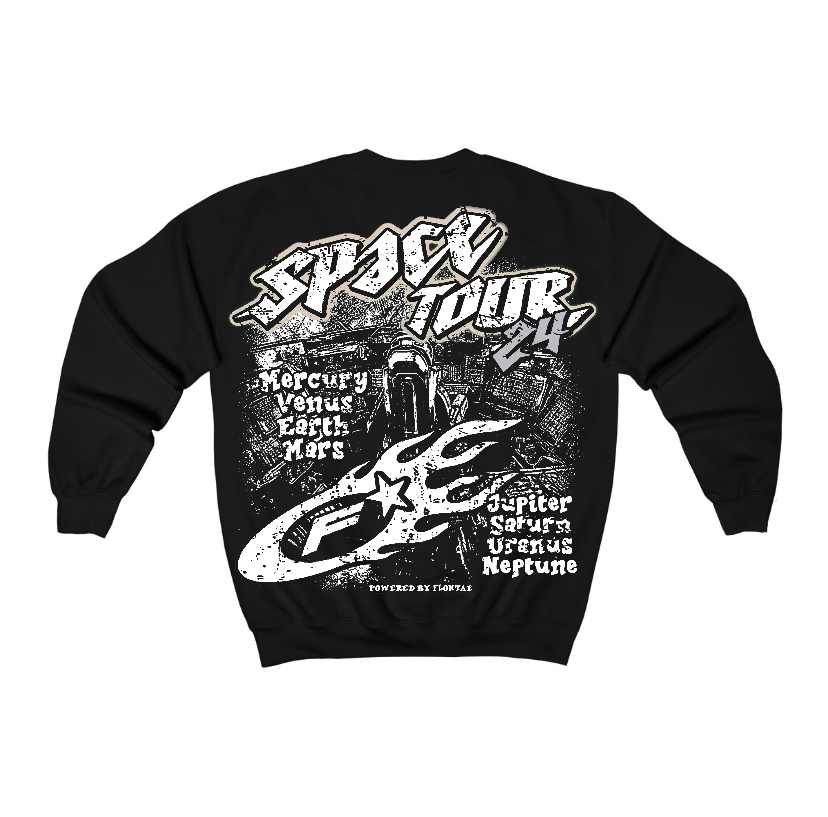 Reverse Metallic 5s Flontae Crewneck Sweatshirt Get Around Graphic