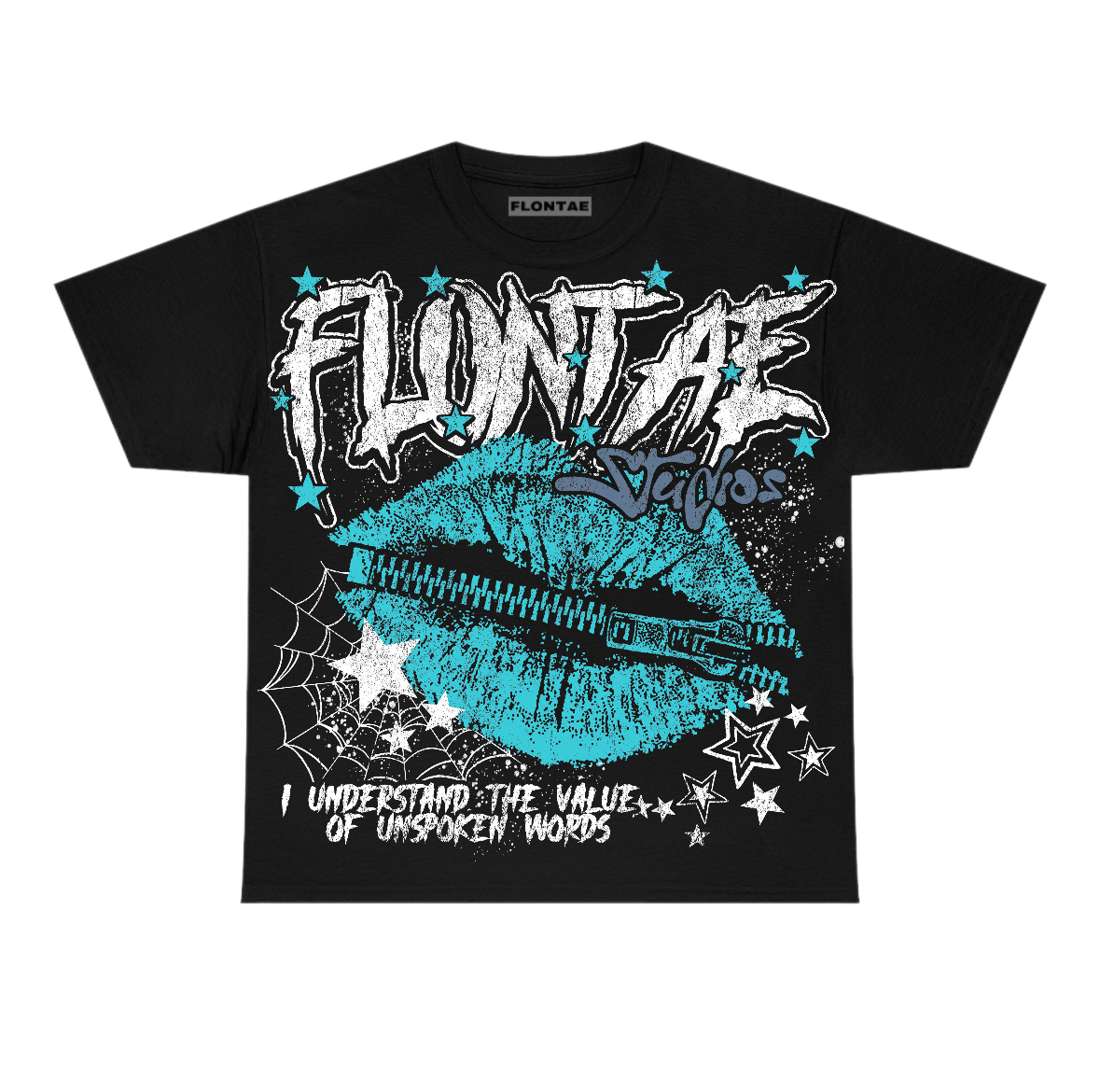 Gamma Blue 11s Flontae T-Shirt Unspoken Graphic