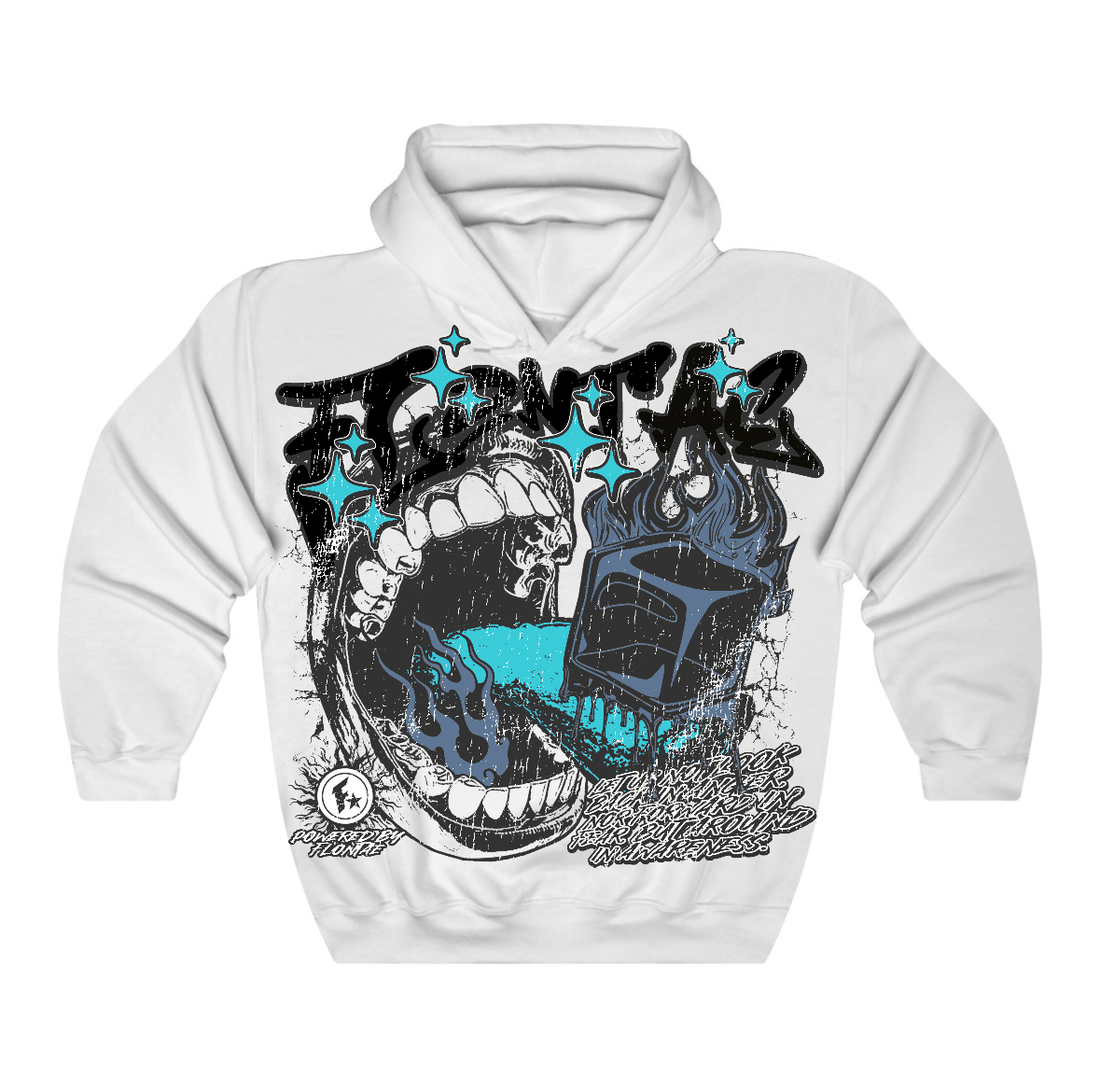 Gamma Blue 11s Flontae Hoodie Silent Motion Graphic
