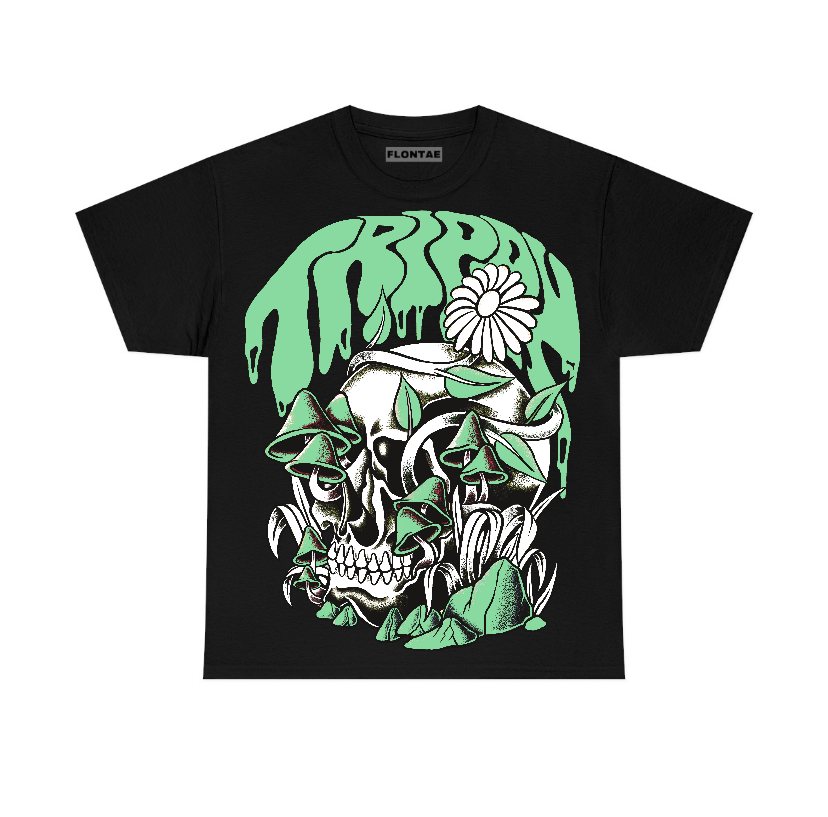 Green Glow 1s Flontae T-Shirt Trippin Graphic