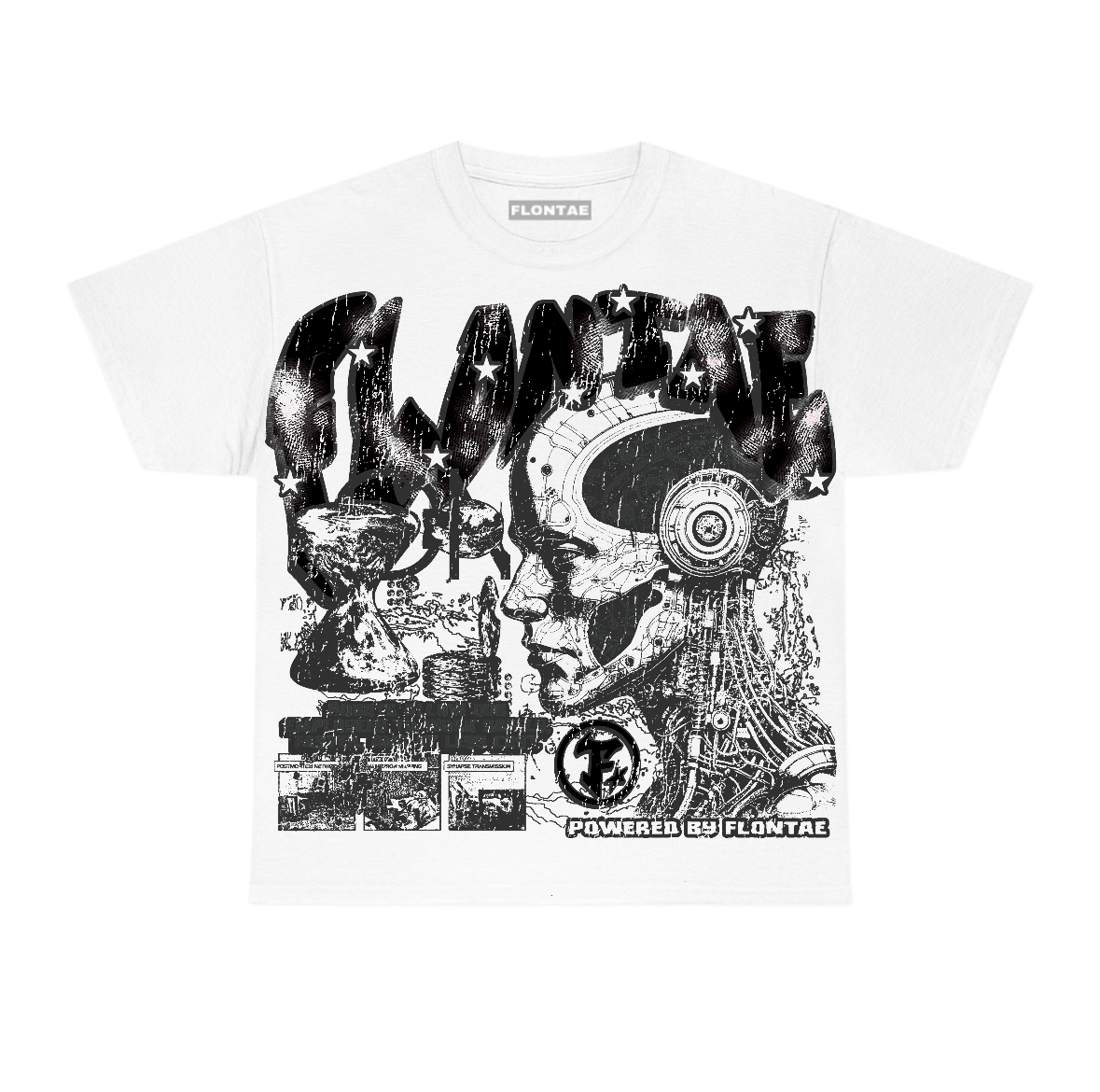 Black Cat 4s Flontae T-Shirt Smartness Graphic