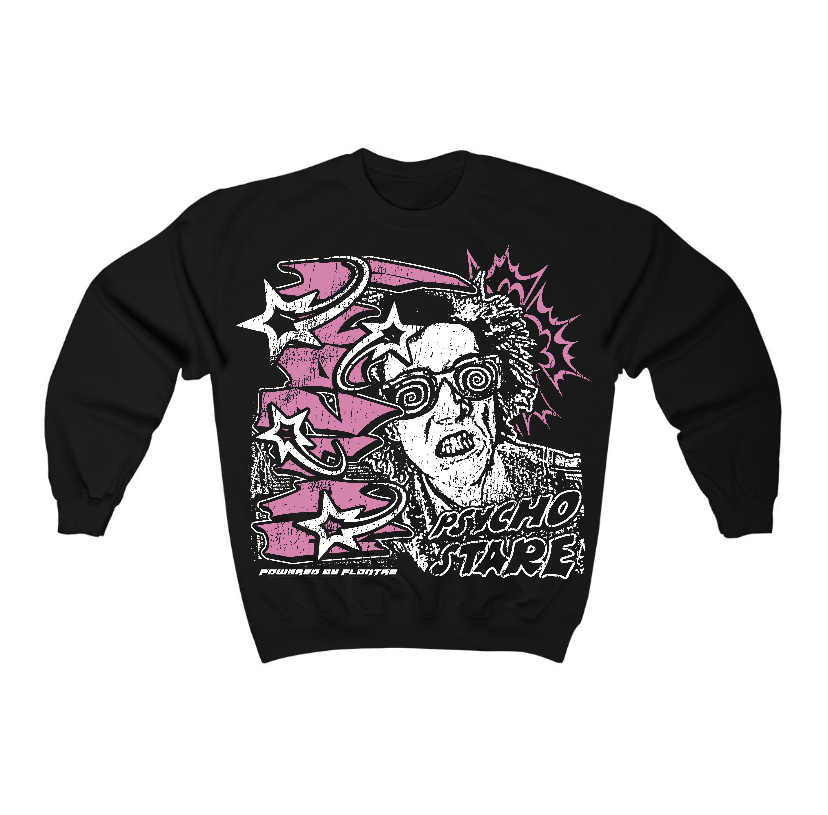 Orchid 4s Flontae Crewneck Sweatshirt Stare Graphic