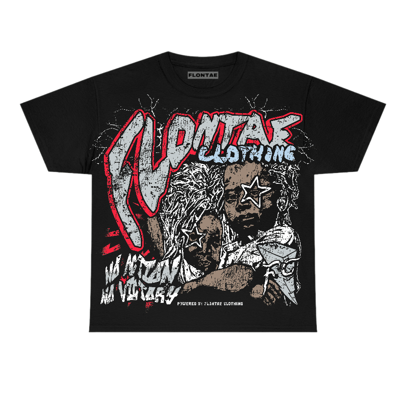 Black Metallic Reimagined 5s Flontae T-Shirt No Action Graphic