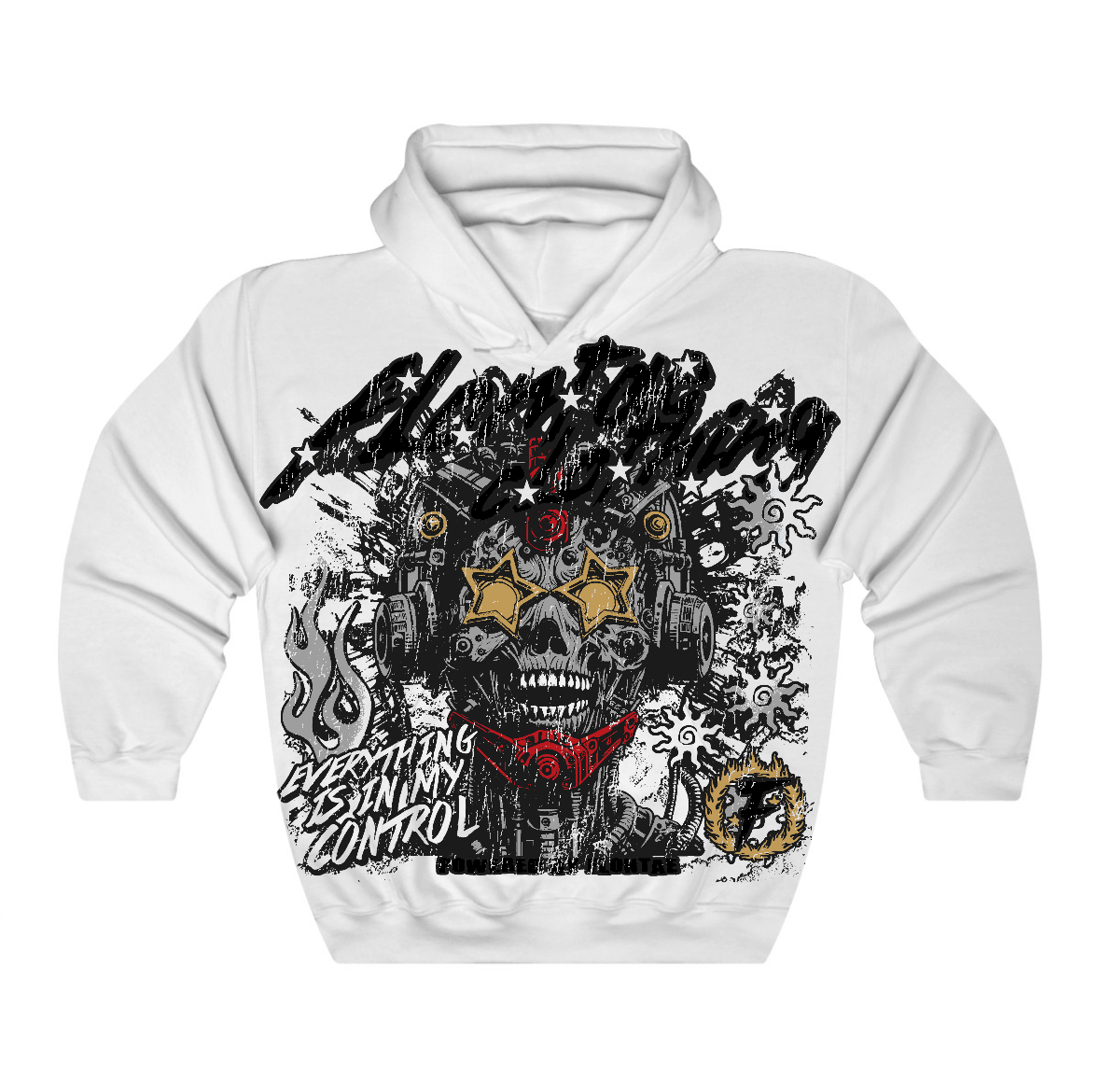 Taxi 12s Flontae Hoodie My Control Graphic