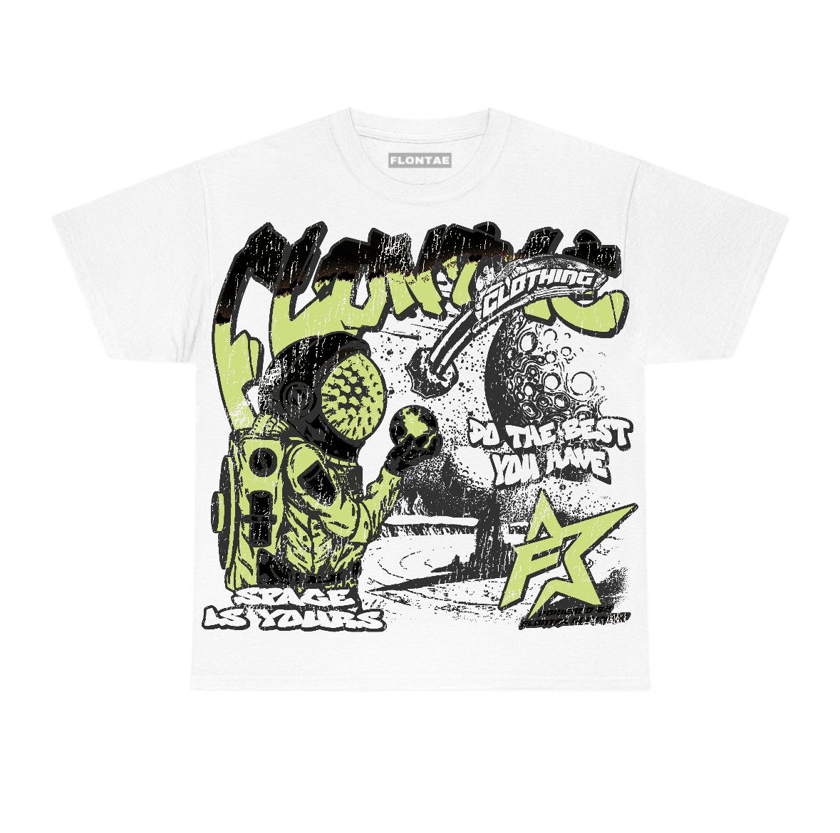 Inner Beast 11s Flontae T-Shirt Space Is Yours Graphic