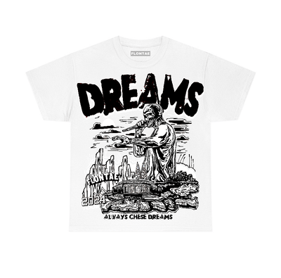 White Thunder 4s Flontae T-Shirt Always Chase Dreams Graphic