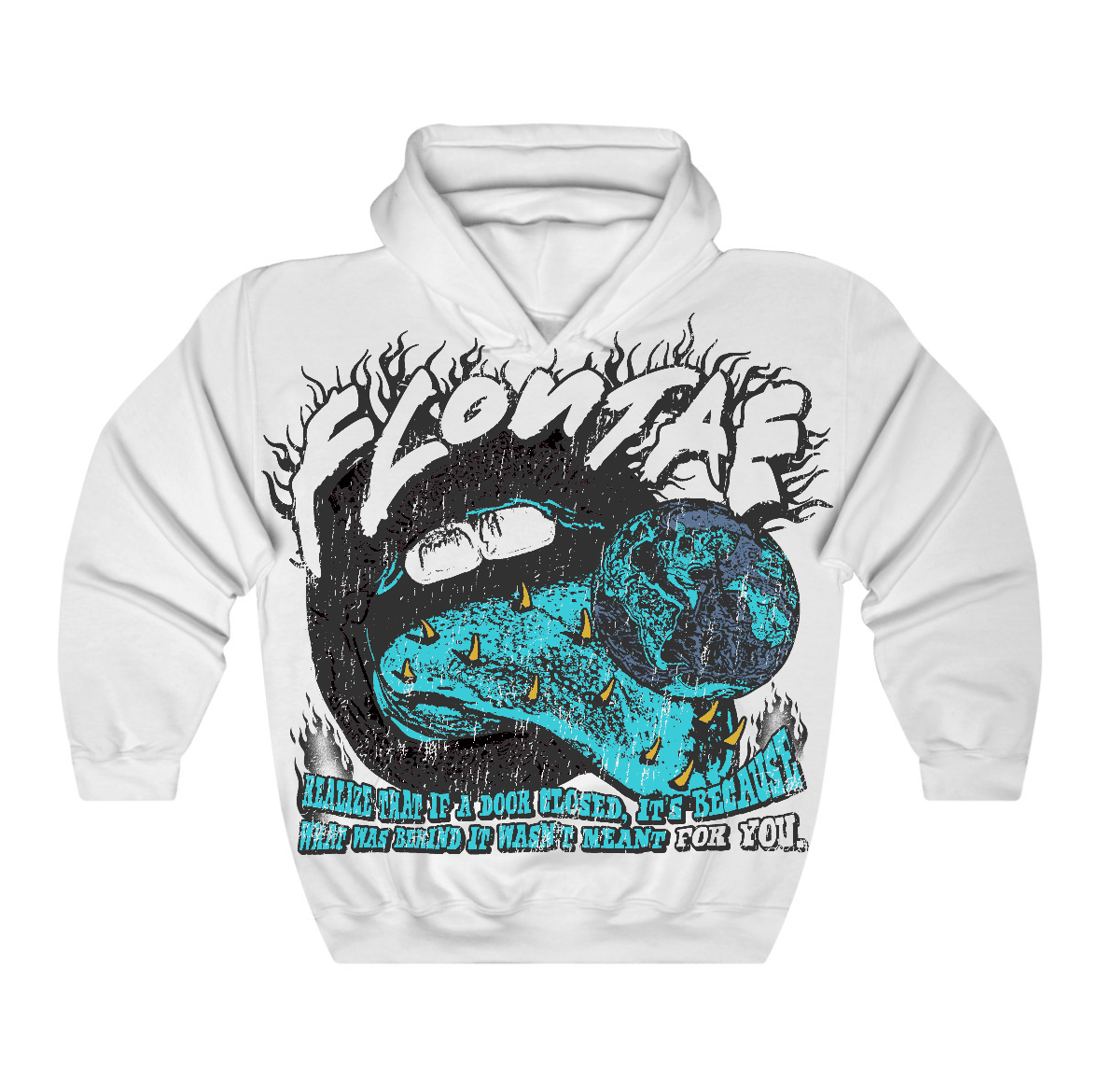 Gamma Blue 11s Flontae Hoodie Don't Worry Graphic