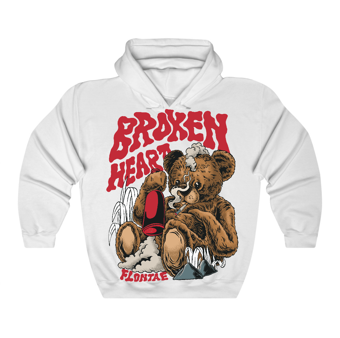 Chicago 1s Low Flontae Hoodie Broken Heart Graphic