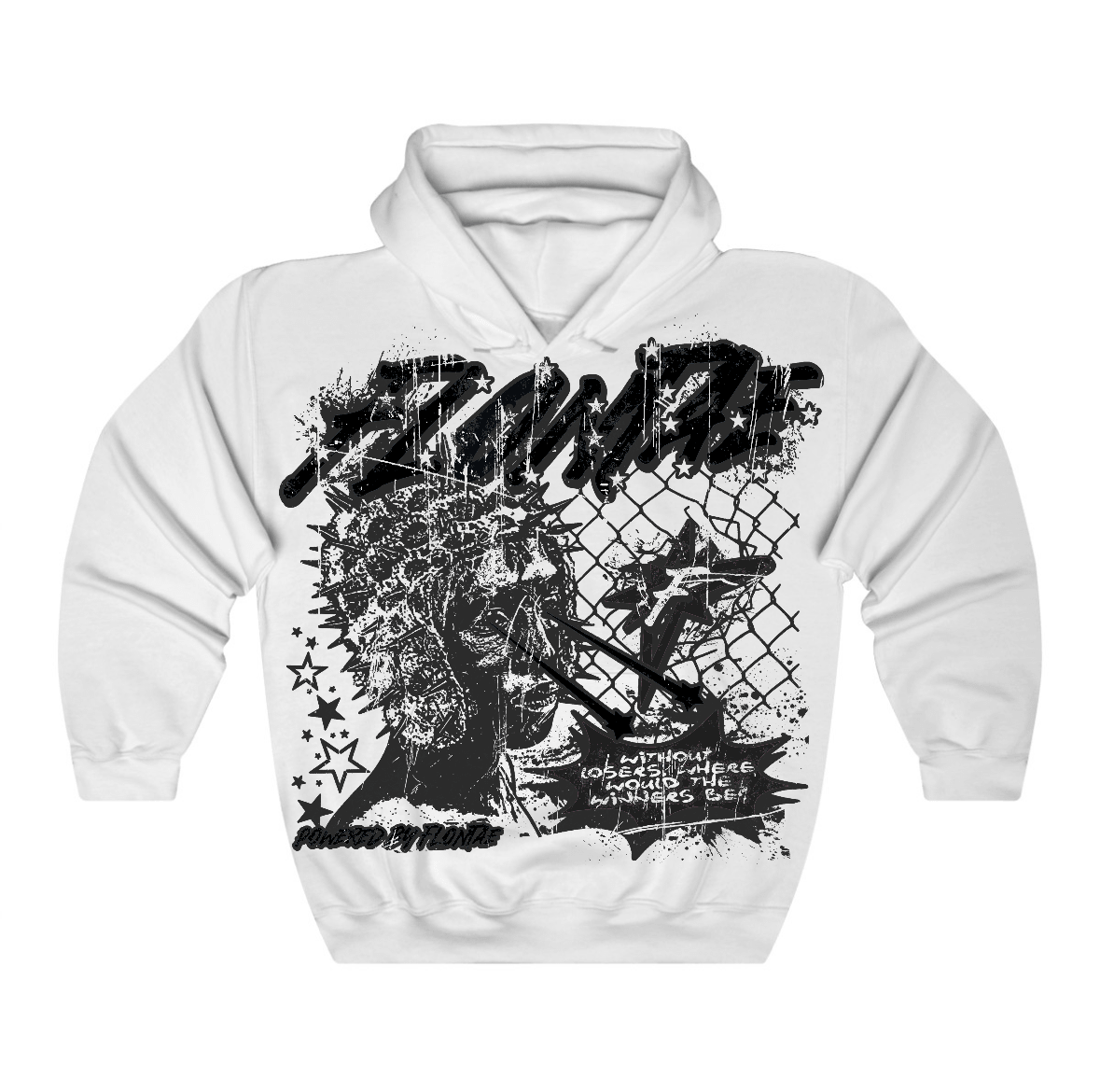 Black Cat 4s Flontae Hoodie Winners Graphic