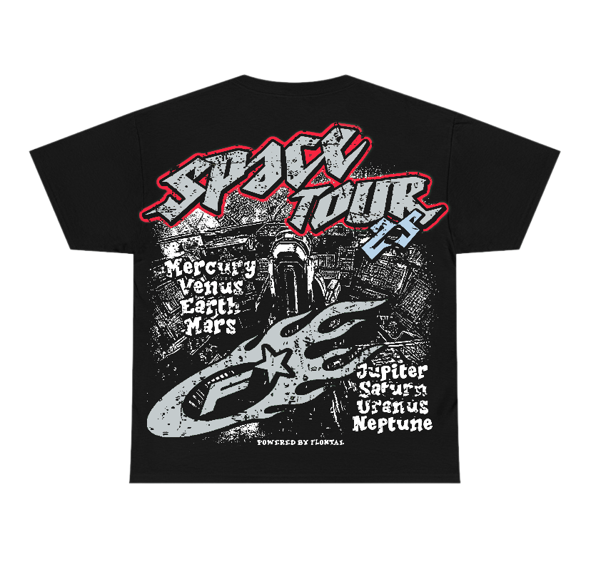 Black Metallic Reimagined 5s Flontae T-Shirt Get Around Graphic