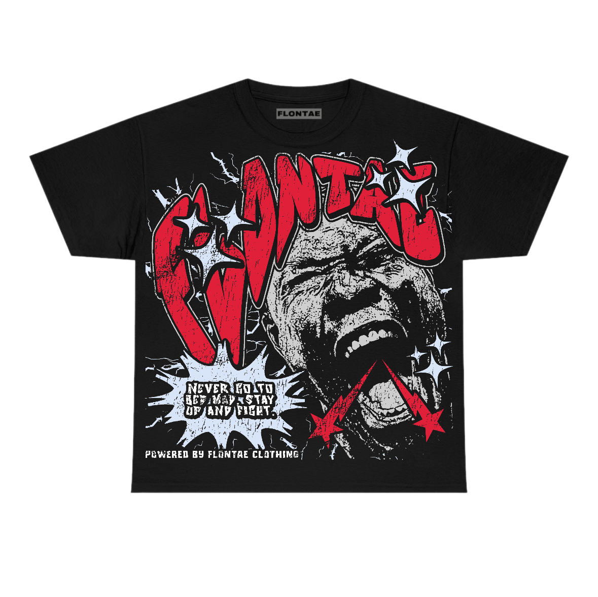 Reverse Infrared 6s Flontae T-Shirt Never Quit Graphic