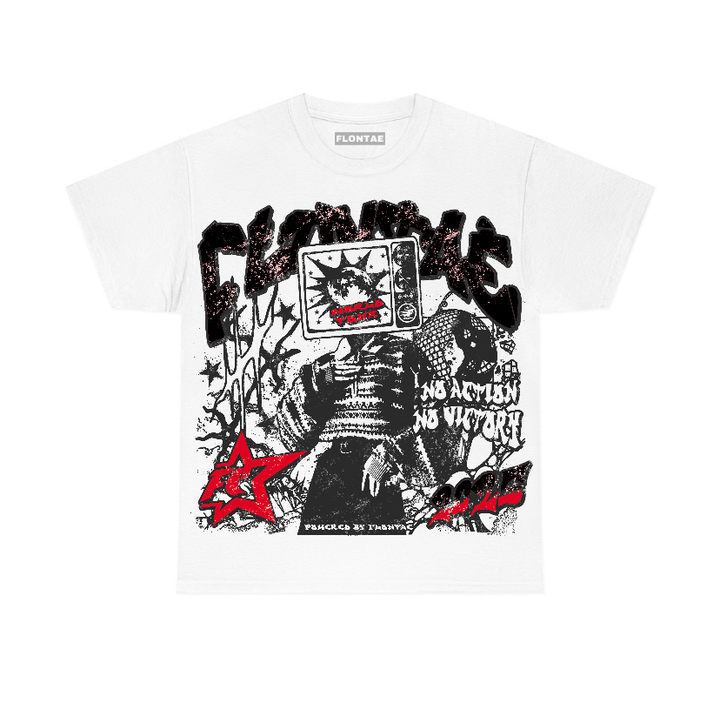 Bred 11s Low Flontae T-Shirt No Victory Graphic
