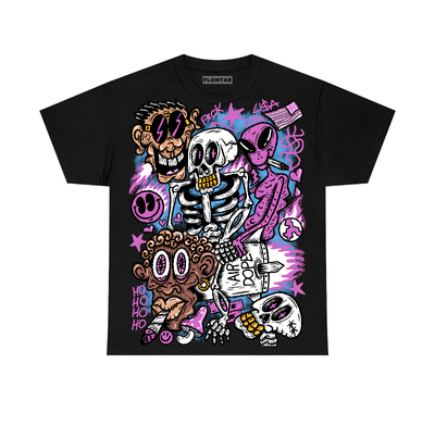 Hyper Violet 4s Flontae T-Shirt Friends Graphic