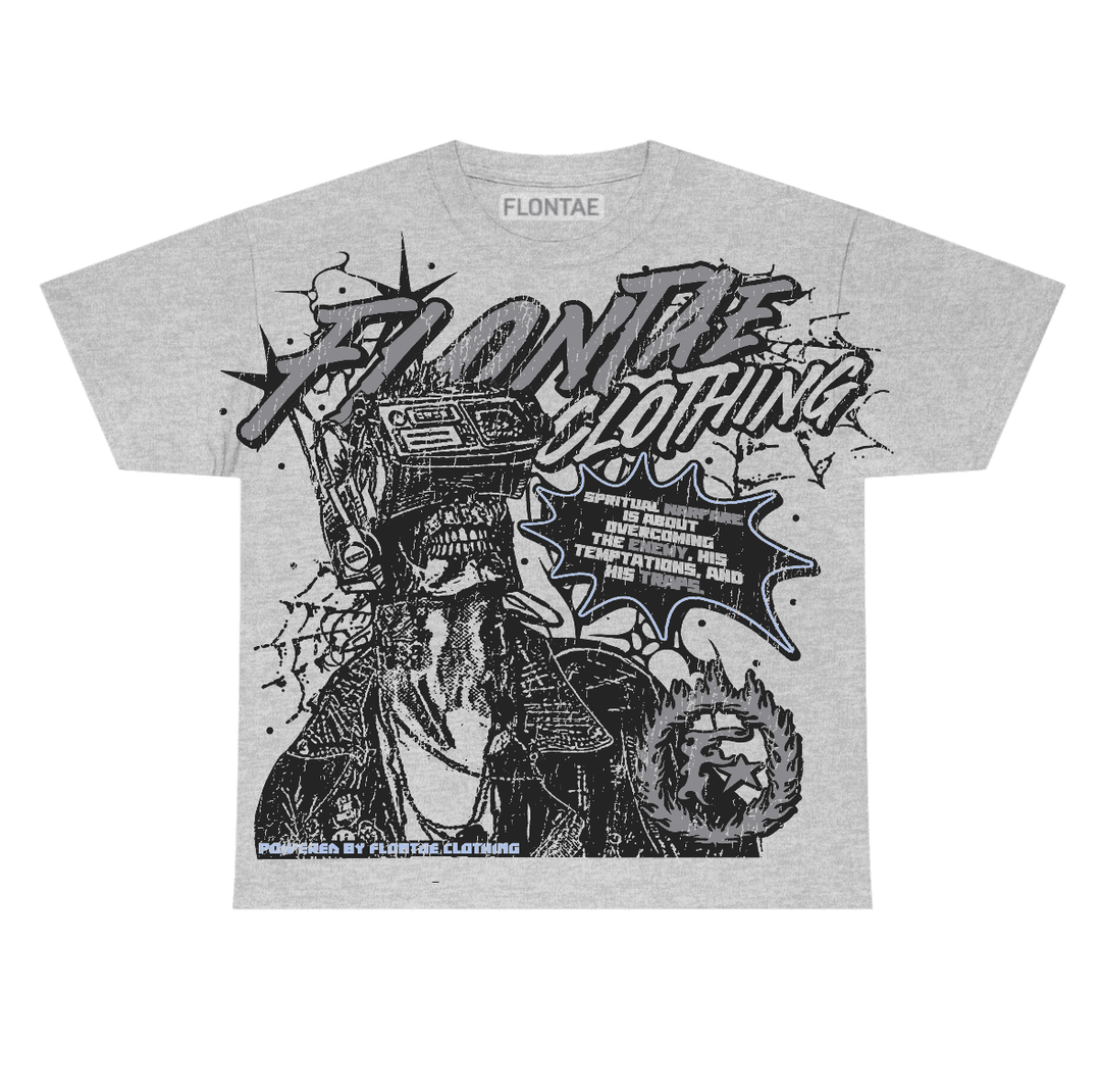 Wolf Grey 5s Flontae T-Shirt Perspective Graphic