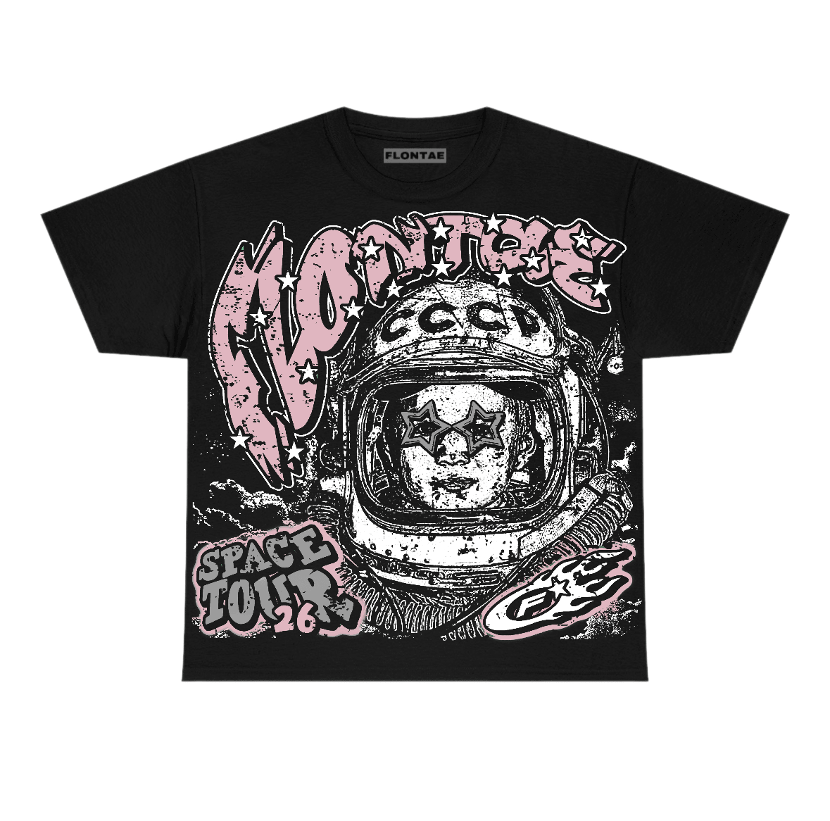 “Pink Foam” 95s Flontae T-Shirt Get Around Graphic