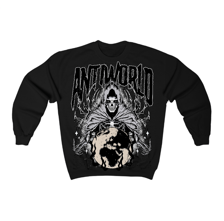 Reverse Metallic 5s Flontae Crewneck Sweatshirt Lonely Graphic