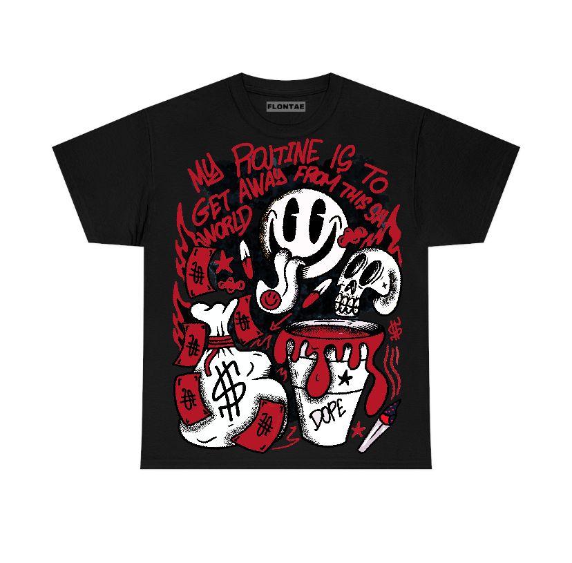 Flu Game 12s Flontae T-Shirt Stay Out Graphic