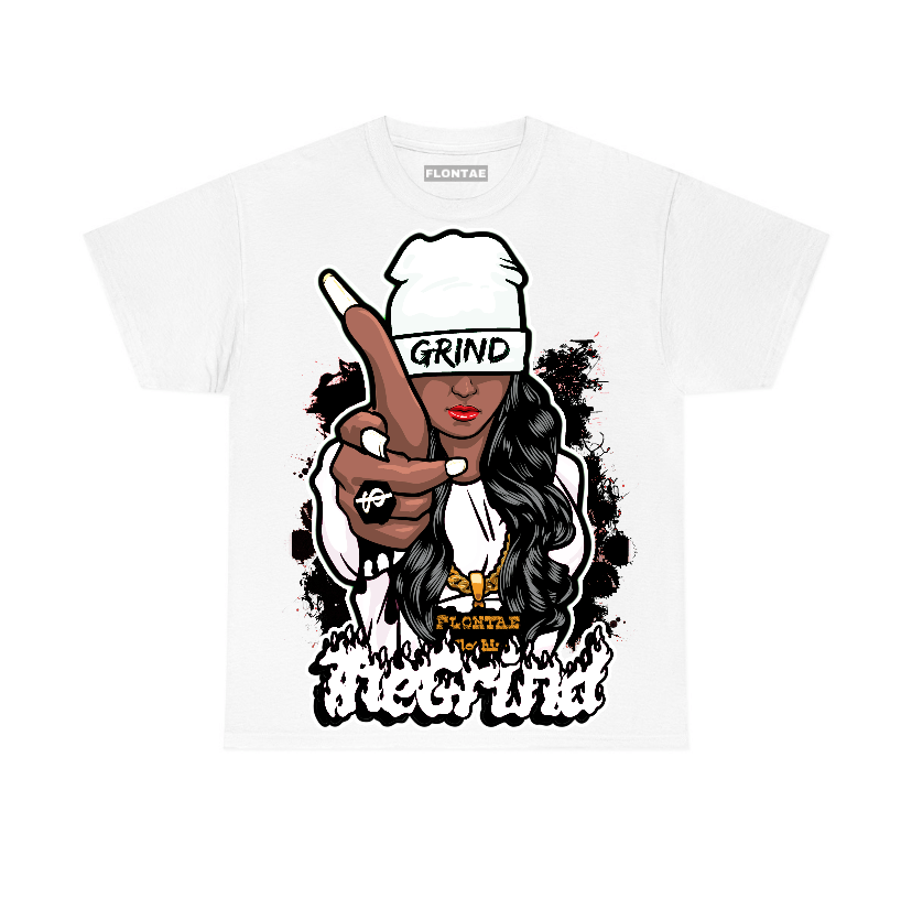 White Thunder 4s Flontae T-Shirt Grind Graphic