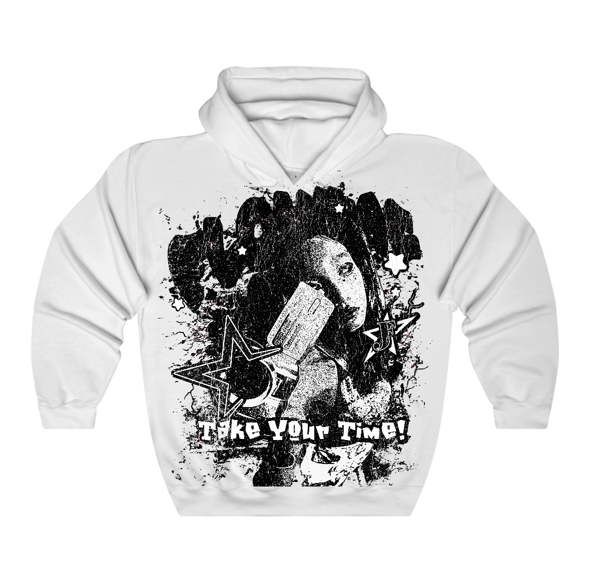 Black Cat 4s Flontae Hoodie Be Patient Graphic