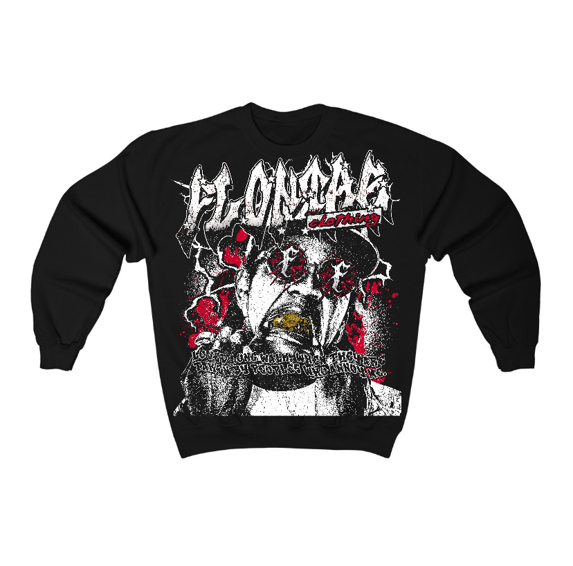 Red Taxi 12s Flontae Crewneck Sweatshirt Annoy Graphic