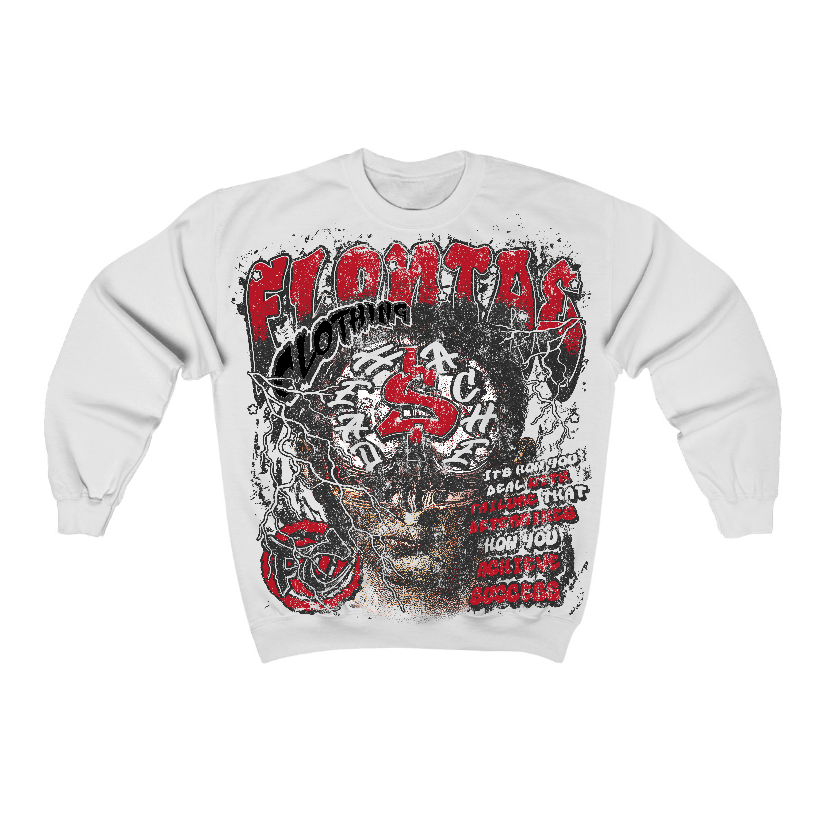 Flu Game 12s Flontae Crewneck Sweatshirt Headstorm Graphic