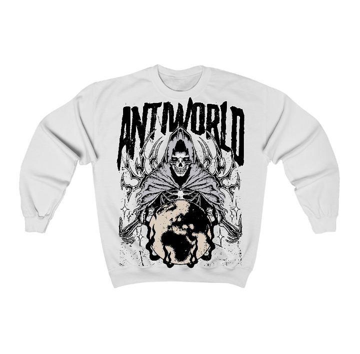 Reverse Metallic 5s Flontae Crewneck Sweatshirt Lonely Graphic