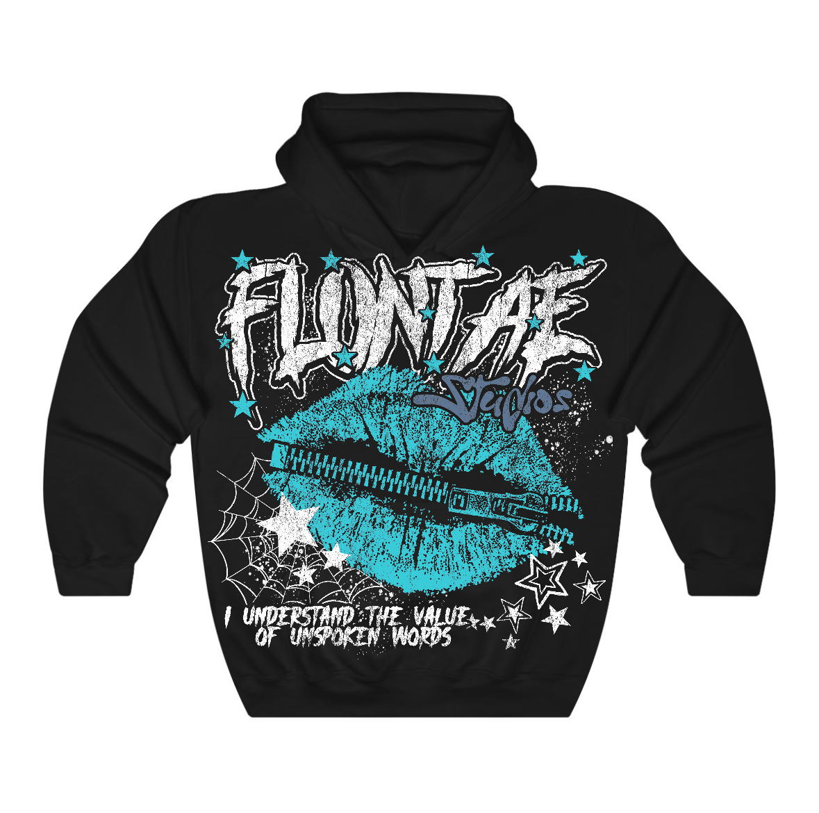 Gamma Blue 11s Flontae Hoodie Unspoken Graphic