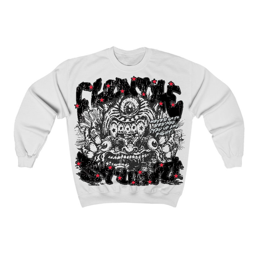 Black Metallic Reimagined 5s Flontae Crewneck Sweatshirt Seems Fair Graphic