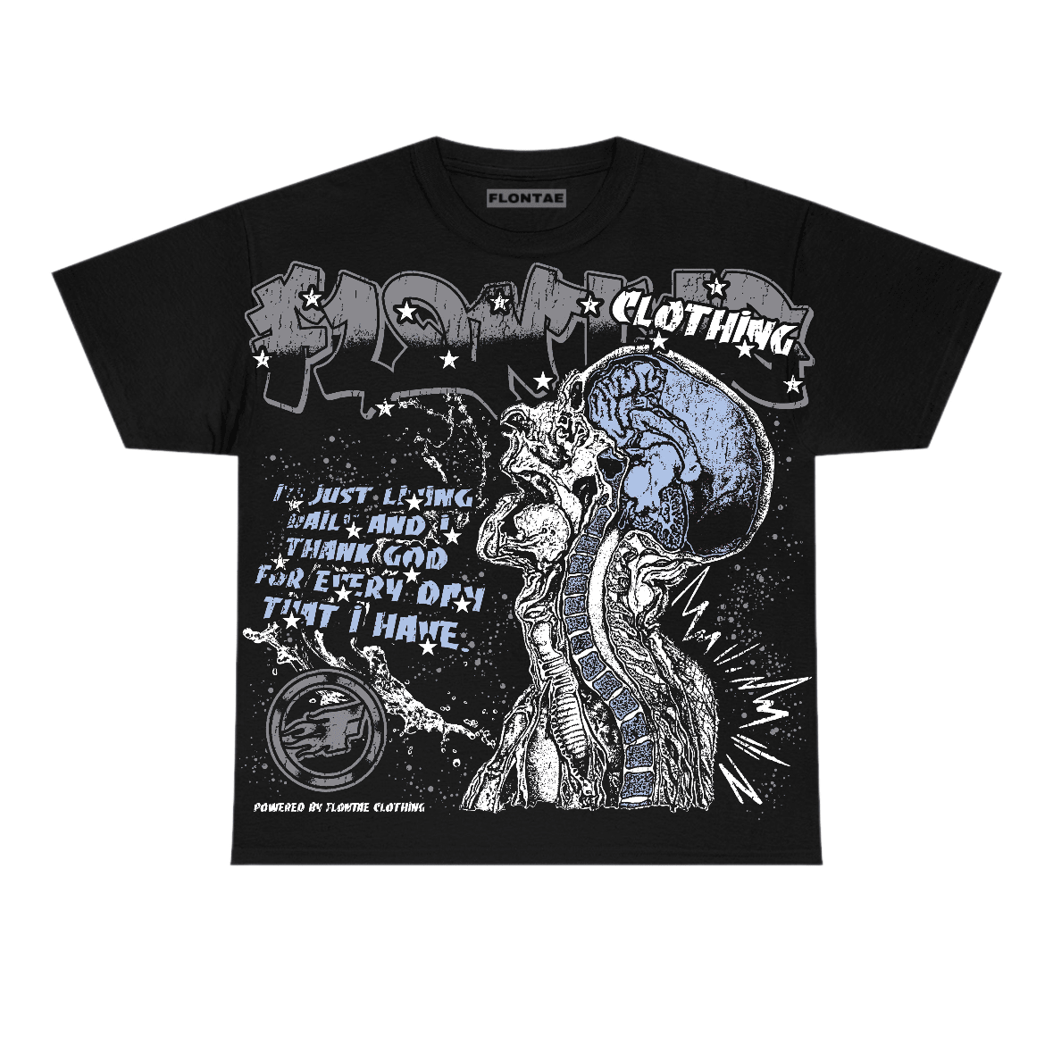 Wolf Grey 5s Flontae T-Shirt Not Losing Graphic