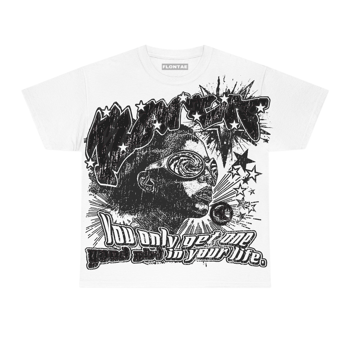 Black Cat 4s Flontae T-Shirt Good Girl Graphic