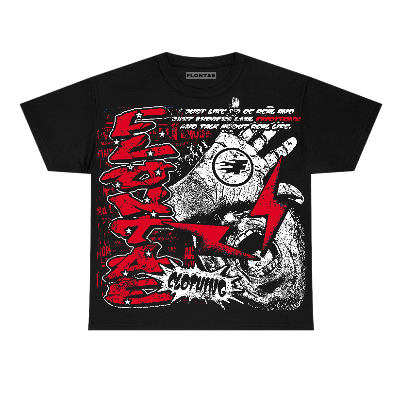 Bred 11s Low Flontae T-Shirt Changed The Thought Graphic