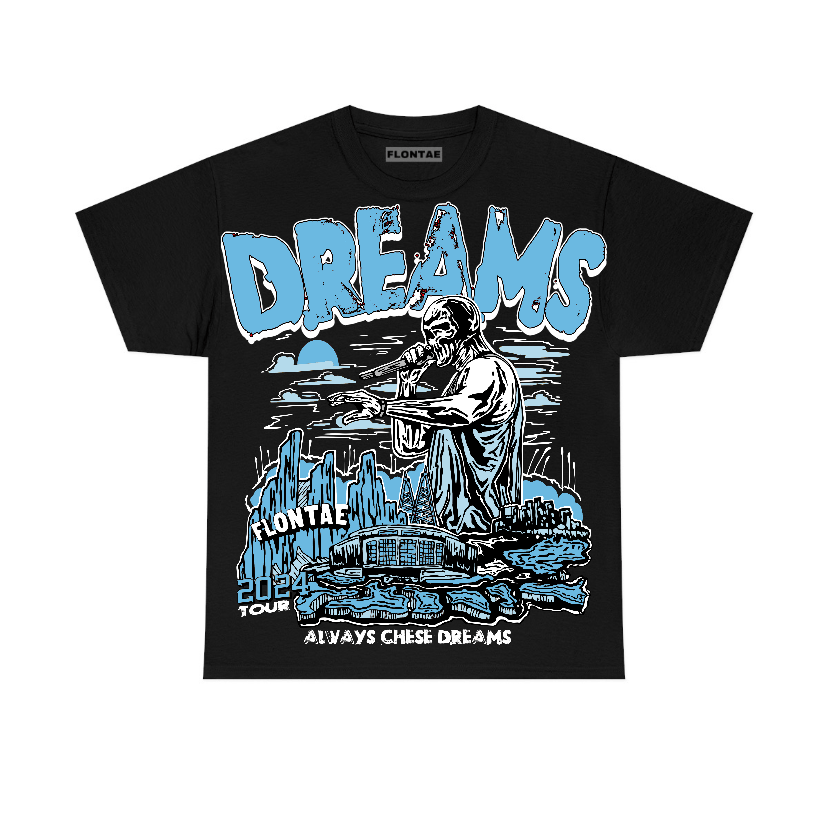 Legend Blue 11s Flontae T-Shirt Always Chase Dreams Graphic