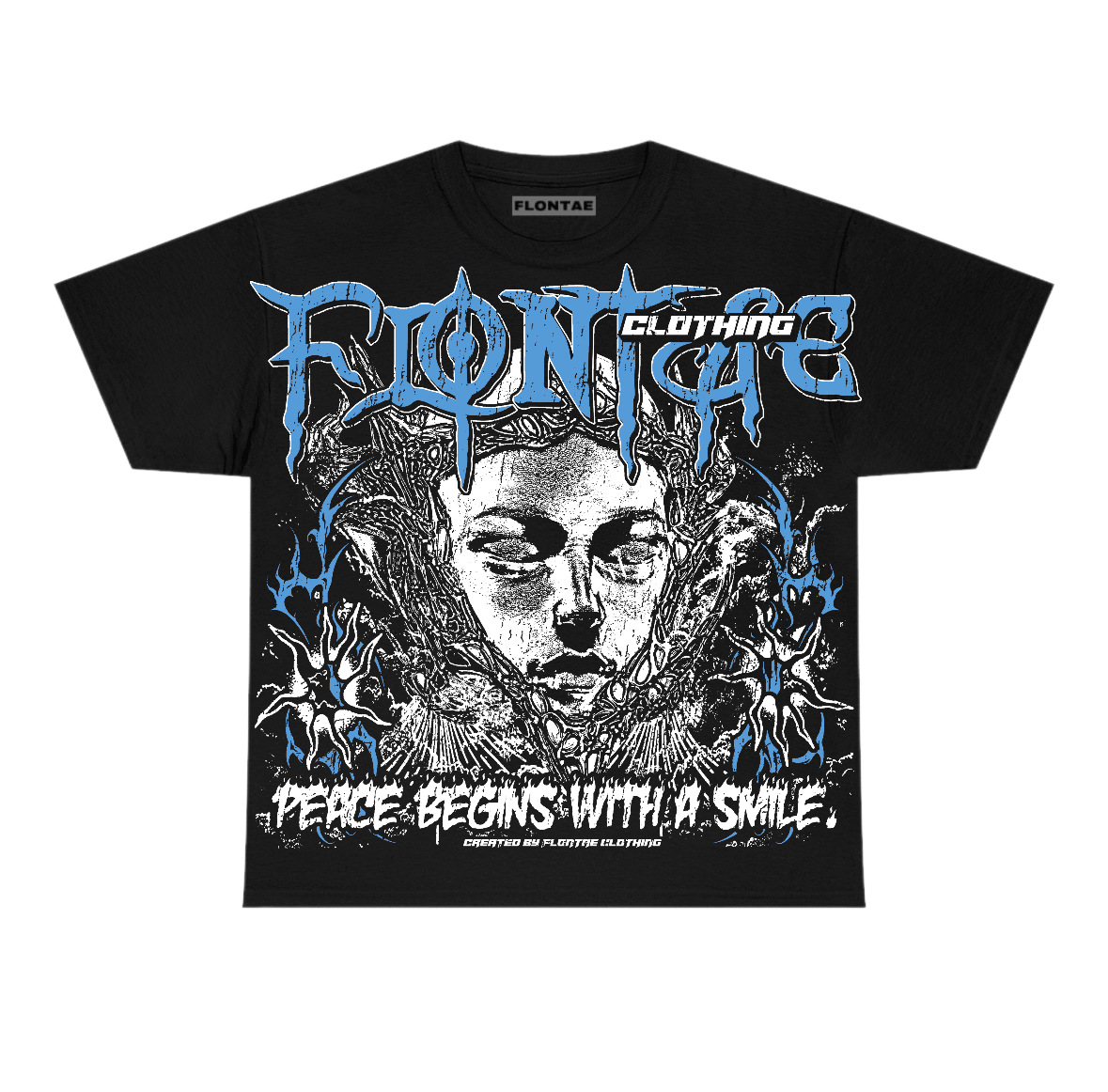 Melo 12s Flontae T-Shirt Keep Peace Graphic